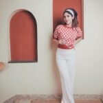 Chandini Chowdary Instagram - Romanticizing my life like I’m in a Wes Anderson film. Photography: @shaktismaran Styling: @aishwarya128 MUAH: @saikrishnabandari assisted by @crafted_hair_by_her Location: @hog_india #wesanderson