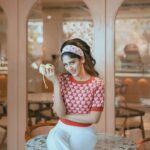 Chandini Chowdary Instagram - Romanticizing my life like I’m in a Wes Anderson film. Photography: @shaktismaran Styling: @aishwarya128 MUAH: @saikrishnabandari assisted by @crafted_hair_by_her Location: @hog_india #wesanderson