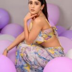 Chandini Chowdary Instagram - 🍬 Concept & Styling: @impriyankasahajananda Shot by: @rj_weddingfilms Outfit: @thevoguenaari Accessories: @kushalsfashionjewellery Makeup & hair: @sanjumakeupartistry Decor @dreamy_eventz