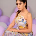 Chandini Chowdary Instagram - 🍬 Concept & Styling: @impriyankasahajananda Shot by: @rj_weddingfilms Outfit: @thevoguenaari Accessories: @kushalsfashionjewellery Makeup & hair: @sanjumakeupartistry Decor @dreamy_eventz