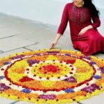 Chandini Sreedharan Instagram - Happy Onam 🌸💗