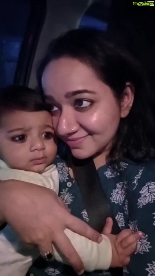 Chandra Lakshman Instagram - #raining #nightdrive with My chakkaraas🥰😘 #saanand_george #Chandralakshmantosh #toshchristy