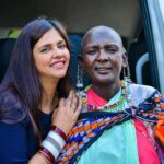 Dalljiet Kaur Instagram – Such warmth and beauty all around. In love with Nairobi, Kenya 🇰🇪 
These pictures were clicked with the beautiful Masai women. They showed me their pierced ears (with reallyyyyy big holes) and told me that in their tradition, when they are around 8 years old, they make a hole that big. It looked painful but they told me they barely remember it. They were giggling, laughing and dancing with me. Their warmth stole my heart. They gave me some bracelets and rings out of love to take back and in turn I bought a few souvenirs from them. It was such an incredible experience.
