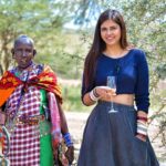 Dalljiet Kaur Instagram – Such warmth and beauty all around. In love with Nairobi, Kenya 🇰🇪 
These pictures were clicked with the beautiful Masai women. They showed me their pierced ears (with reallyyyyy big holes) and told me that in their tradition, when they are around 8 years old, they make a hole that big. It looked painful but they told me they barely remember it. They were giggling, laughing and dancing with me. Their warmth stole my heart. They gave me some bracelets and rings out of love to take back and in turn I bought a few souvenirs from them. It was such an incredible experience.
