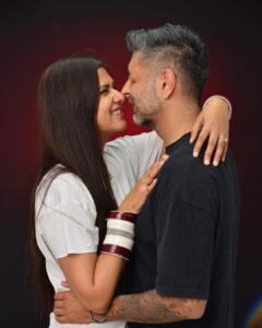 Dalljiet Kaur Instagram - Us 🧿
.
.
Thank you @chiggy_parmar and @avirayit for being you! Loooooooove our team ! 
Chiggy thaaaaank you for such awesome clicks ❤️