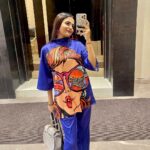 Debattama Saha Instagram - People say that mirror never lies, but it sure knows how to capture our best angles! ✨ Also did a lot of hairstyles with this outfit yesterday… but had to tie my hair while I danced my heart out! . . . . . . . . #instagood #ootd #fashion #instadaily #instalike #instagramers #instagram