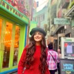Debattama Saha Instagram - Paint me red ❤️‍🔥✨ I wish to be there once again! Pictures are for memories, but what you feel at that moment is everything you could’ve asked for in life! . . . . . . . . #manifestation #hope #happy #wish #luck #love #instadaily #london #instagram Neal's Yard