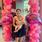 Debina Bonnerjee Instagram – That’s a little throwback to @divishaadiva 6 month bday celebration. And I had to post a reel here bcos I want to remember that day. A celebration very low key but full of heart. A little decor but meaningful. A little something’s so thoughtful. MY LITTLE FLAMINGO 🦩