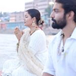 Debina Bonnerjee Instagram - Believe —————- pray ——————— thank . . . #bholenath #kashi Shiv Ki Nagari Kashi