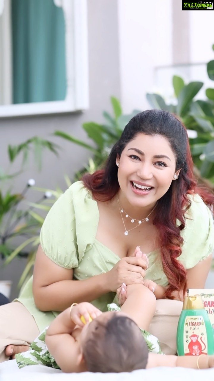 Debina Bonnerjee Instagram - Thank you for not just taking care of the babies but hearing out the new mom too! Now I know that a mother’s satisfaction is at its best because I trust @figarobaby_india . . #listentonewmoms #figarobaby #newmom #momlife