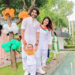 Debina Bonnerjee Instagram - Ae Watan, Mere Watan 🇮🇳🙏🏻 #happyindependenceday #india #freedom #unity #strength . . . . #gurmeetchoudhary #debinabonnerjee #family