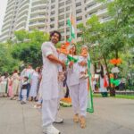 Debina Bonnerjee Instagram – Ae Watan, Mere Watan 🇮🇳🙏🏻
#happyindependenceday #india 
#freedom #unity #strength 
.
.
.
.
#gurmeetchoudhary #debinabonnerjee #family