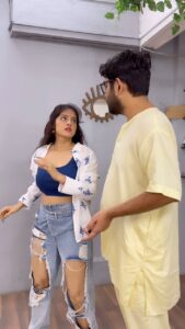 Deepika Singh Instagram - आज तो उल्टा पड़ गया 🙈🙀💁🏻‍♀️ . . #video @ajayyyyy__00 #husbandandwife #rohitrajgoyal #deepikasingh