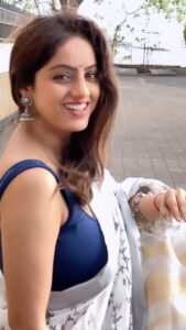 Deepika Singh Instagram - Drafts are the best moments which you can rejoice when you are ill 💁🏻‍♀️. Past few days was really tough for me as my Blood pressure went really low also down with viral infection. Trying to regain strength by looking at the best times. 
.
.
#drafts #besttimes #sickness #saree #deepikasingh