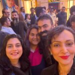 Dipannita Sharma Instagram - At the screening of #Bawaal last evening . A gem not to be missed with some stunning performances … Streaming/releasing 21st July on #amazonprimevideo worldwide ♥️ Thank you @manishmenghaniofficial @parulmenghaniofficial for a lovely evening ! @smritikiran @aratikadav so glad we could be the ‘riotous’ front benchers together… 😁 @ronnie.lahiri we better catch up soon … #varundhawan so good to see you in person after ages & such a delightful performance. #atthemovies #screenings #inblack