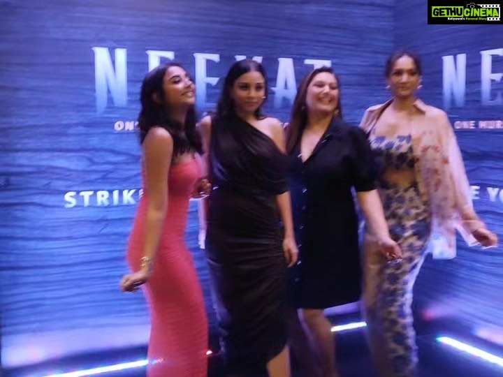 Dipannita Sharma Instagram - Promotions/press con photos/video … Such a bunch ! Neeyat in theatres now … ♥️ P.S - off sync boomerangs are the best though 😁 @abundantiaent
