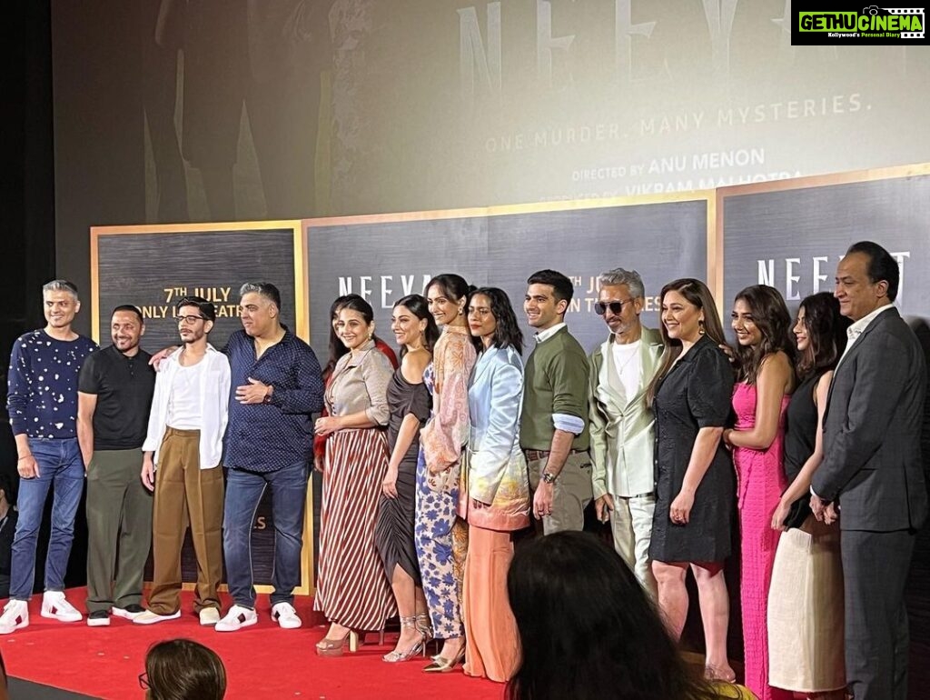 Dipannita Sharma Instagram - Promotions/press con photos/video … Such a bunch ! Neeyat in theatres now … ♥ P.S - off sync boomerangs are the best though 😁 @abundantiaent