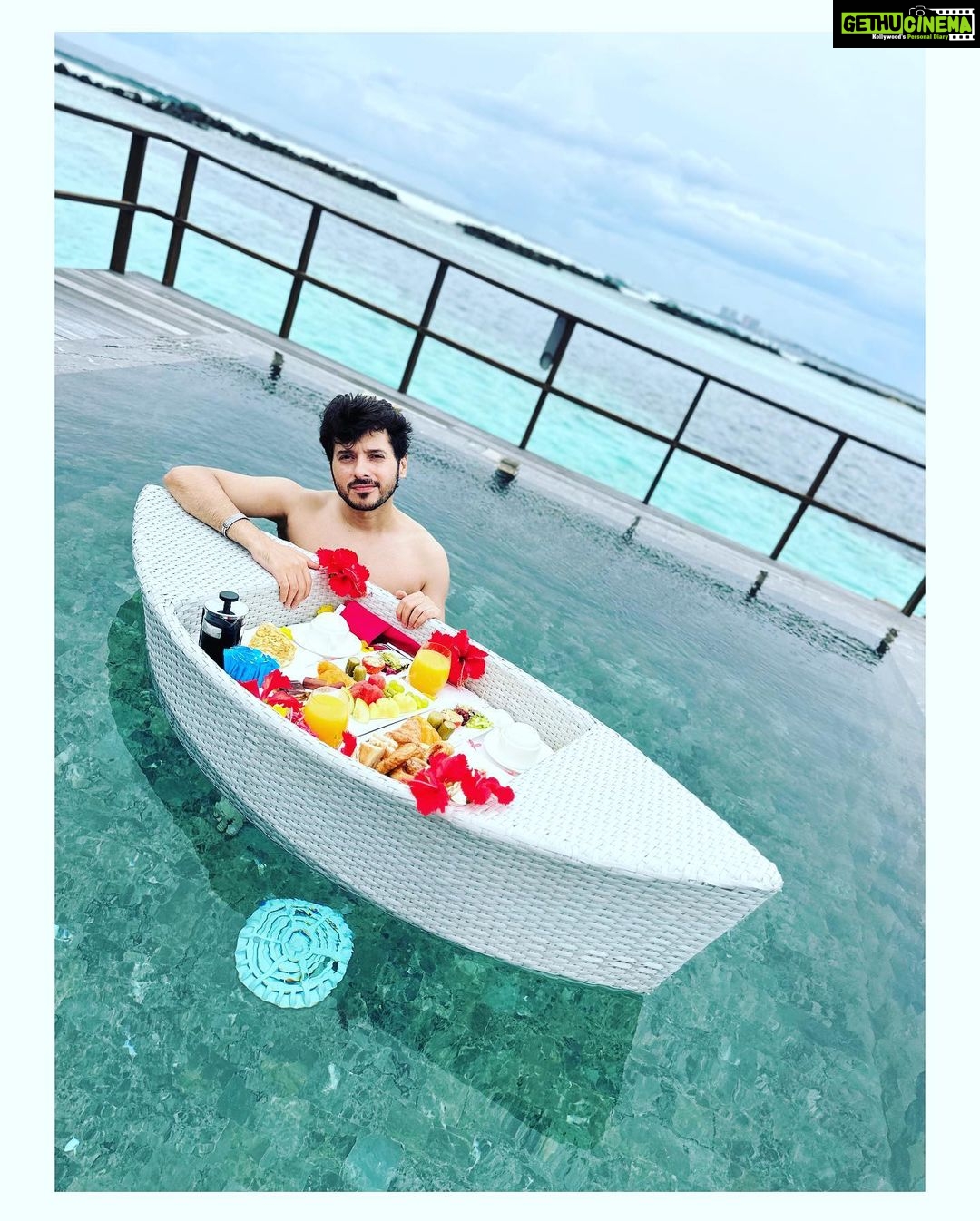Divyenndu Instagram - Breakfast is served!!! ❤️ @astoryofonesown_ Villa Nautica, Maldives