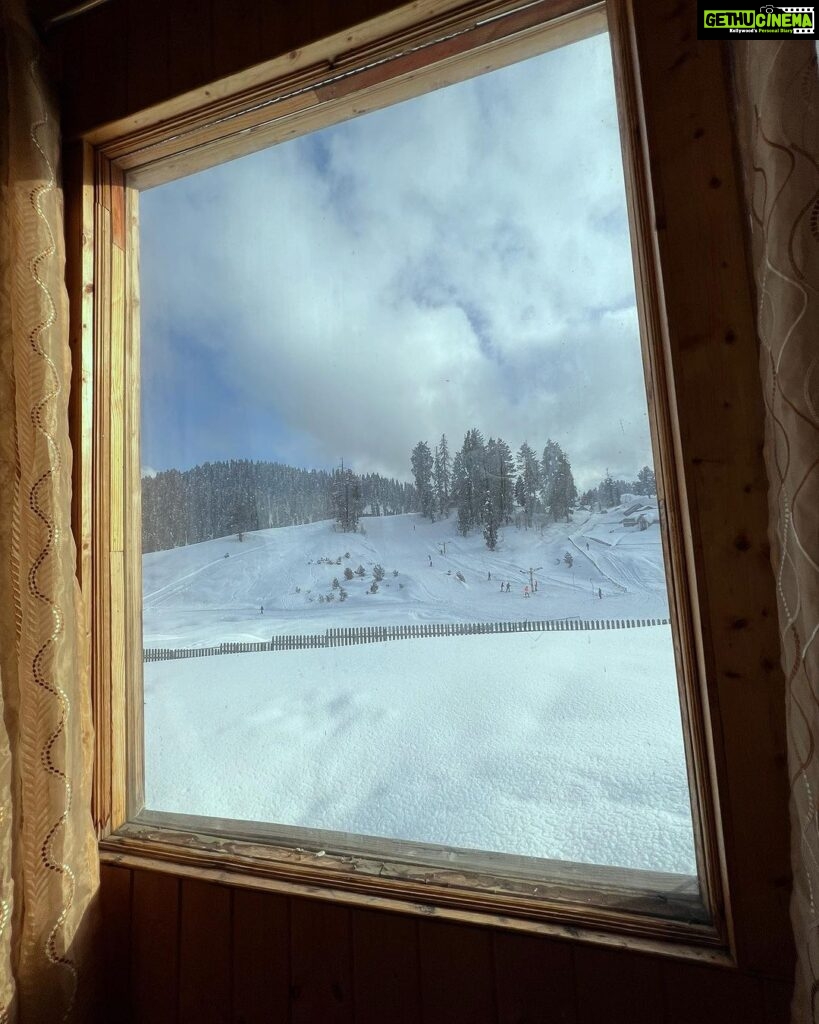 Donal Bisht Instagram - From my window beyond is the limit 🤍 Gulmarg, Kashmir