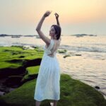 Donal Bisht Instagram - Life is a best thing happens to us so let’s make the best out of it 🤍😇🫶 . . . . . . . . . . . . . . . . . . . . . . . . . . . . . . . . #goa #beach #girl #skyisthelimit #doll #diva #hot #explore #donalbisht #elegence #instagood #instamood #goodvibes #happy #happymood #pictureoftheday #best #beautiful #dress #love #smart #instagram #instamood #instalike #blessed #actor #actorslife #lifestyle #outfit #glam #beautiful #looks Goa