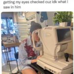 Elnaaz Norouzi Instagram – Turns out I don’t need glasses… on my way to see a neurologist instead 🥴 

(Apparently this was post worthy.. on popular demand ) 

رفتم چشمامو چک کنم، چون نمیدونم من چی میبینم تو این پسر! 
بعد از معاینه چشام هیچ مشکلی نبود، دارم میرم پیش روانپزشک و عصب شناس!

#relationship #single #eyesight #funny #meme #comedy