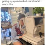 Elnaaz Norouzi Instagram - Turns out I don’t need glasses… on my way to see a neurologist instead 🥴 (Apparently this was post worthy.. on popular demand ) رفتم چشمامو چک کنم، چون نمیدونم من چی میبینم تو این پسر! بعد از معاینه چشام هیچ مشکلی نبود، دارم میرم پیش روانپزشک و عصب شناس! #relationship #single #eyesight #funny #meme #comedy