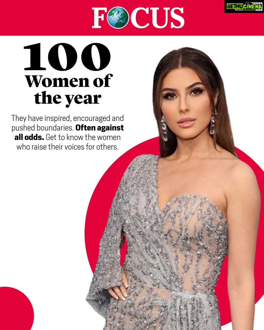 Elnaaz Norouzi Instagram - I am among Focus Magazine’s 100 Women of the year 2022 in Germany 💥 „They have inspired, encouraged and pushed boundaries. Often against all odds. Get to know the women who raise their voices for others. These are the women we should listen to.” WOW, I am truly honored and speechless. Growing up I always wanted to inspire people, Ive always believed in being courageous and fighting for what’s right. Getting such a huge acknowledgment makes my heart smile ❤️🥹 Danke @focus_magazin , ich fühle mich total geehrt und solche Anerkennungen geben noch mehr Energie für den weiteren Kampf. 🇩🇪 اسم من در لیست صد زن منتخب سال مجله ی فوکوس آلمان قرار گرفته. "آنها الهام بخش بودند، شجاعت بخشیدند و مرزها را جابجا کردند که اغلب برخلاف احتمالات بوده. زنانی را بشناسید که از صدای خود برای دیگران استفاده میکنند و زنانی هستند که ما باید به آنها گوش دهیم" این باعث افتخار منه و واقعا نمیدونم چی باید بگم. خیلی ممنونم از مجله فوکوس. همیشه دوست داشتم الهام بخش مردم باشم و باور داشتم که باید جسور بود و باید برای چیزی که حق است مبارزه کرد. گرفتن همچین تصدیق بزرگی باعث میشه قلب من لبخند بزنه ... 🥰 💚🕊❤️ #mahsaamini #100womenoftheyear #focusmagazin #germany #deutschland #powerfulwomen #opiran #iran #iranrevolution #womenlifefreedom #مهسا_امینی #زن_زندگی_آزادی