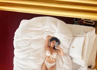 Elnaaz Norouzi Instagram - Cause I’m here looking fine babe .. I got eyes looking ma way 🤌🏼 🎶 . . . . . . . Directed by @keegancrasto Edit @publicbutterindia #mydubai #holiday #mood #bikini #white