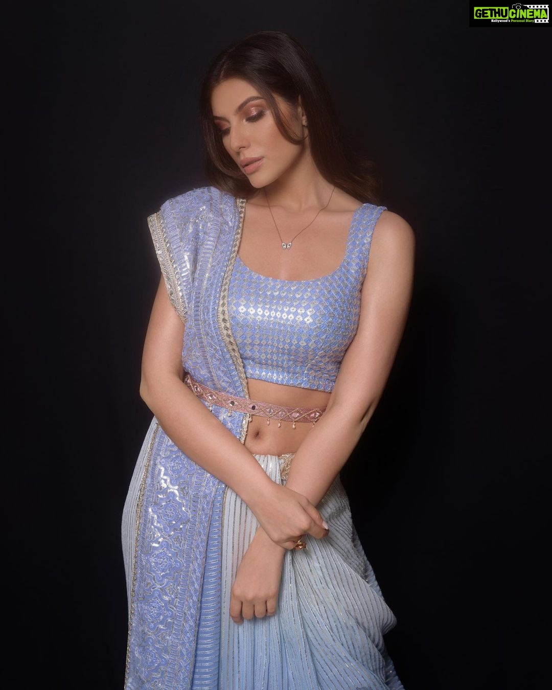 Elnaaz Norouzi Instagram - Mujh mein nayi baat hai, nayi aadaton ke saath hai 🦋 . . . . . . @ayushguptaphoto Outfit : @bhumikagrover Styled by @stylingbyvictor @sohail__mughal___ Ring @kohinoorjewellersagra Assisted by: @ebthestylecoach @hairbyprem @pooja_dhakaan1 Mumbai, Maharashtra
