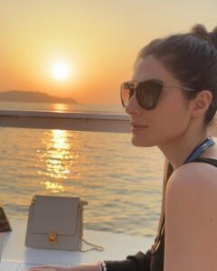 Elnaaz Norouzi Instagram - It’s like a little “Bali” at @casawaters 😍 Who wants to go there ?! 💚 

#Goa #Holiday #Bikini #sun
@keegancrasto @publicbutterindia