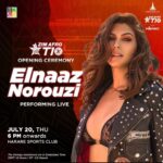 Elnaaz Norouzi Instagram - Performing LIVE tomorrow in the Harare Stadium 🏟️💥 Opening the @t10league Watch the show LIVE on colors khel 18 and JioCinema 😍 20 th July 9:30 PM IST! Also watch out for my stories!!! اجرای زنده فردا در استادیوم هراره آفریقا 🏟️ خیلی هیجان زده ام، همه رو براتون استوری میکنم ، همراهم باشید 🥰 #cricket #t10league #africa #lalalove #live #liveperformance #dance Harare, Zimbabwe