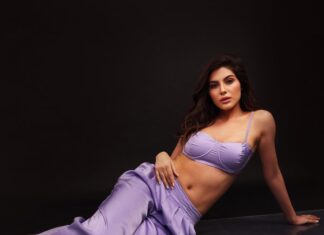 Elnaaz Norouzi Instagram - It’s all things purple!!! drop a 💜 in the comments 📸 - @samrat.02 💇🏼‍♀️ - @kamaldeepss 💄- @shreyamakeupandhair 👗- @eshaamiin1