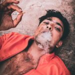 Fahmaan Khan Instagram - It's the aesthetics of this shot that gave me the feeling to upload it today. I in no way support smoking. Par yaar dum hai photo main🤣 PS : cig smoking is injurious to health. Read the offer document carefully before investing yourself in the act 🙂