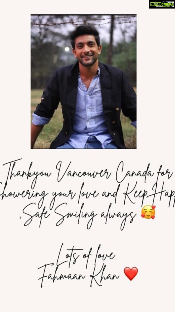 Fahmaan Khan Instagram - This is the biggest joy in this world.. the little things one can do to make another smile.. Fahmaan the heart you have will take you a long way. I’m so happy to share that we could make this happen. #beirada * * #fahmaankhan #beirada #vancouver #canada Vancouver, British Columbia