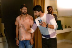 Fahmaan Khan Instagram - When you work on a project,  it's exciting, its nerve-racking and everything In between that.  The sheer opportunity to direct and act in #beirada brings me double the excitement, double the nervousness, and double of everything in between. I am ecstatic to bring forth these little moments of direction from the set. I am looking forward to the release and launch. 🤩🤩How excited are you? 
#BEIRADA @hibanawab  @tabish_pasha @mestarlet @ramshashares @theranjeet6singh @rajkumar.casting @niitinbnsl17 @girish_kant

Aur special thanks to @_therahulsharmaa_ for all the wonderful clicks and memories created