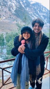 Falaq Naaz Instagram - Kyuki tu DHADKAN main DIL ❤️ @sheezan9 @ahaanm9 HAPPY BROTHERS DAY . . #happybrothersday