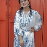 Falaq Naaz Instagram - We’re all a little fragile 💫🕊️ . . Styled by- @purvabansal5 Outfit - @bereziasm MUA - @makeupbyurmee Photography - @portraitdeewana Location- @truetrammtrunk @iampuneetgidwani . . . #falaqnaaz #falaqkifauj #falaqnaazz #womaniya #bbott2 #classics True Tramm Trunk