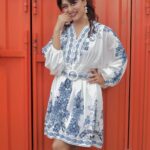 Falaq Naaz Instagram - We’re all a little fragile 💫🕊️ . . Styled by- @purvabansal5 Outfit - @bereziasm MUA - @makeupbyurmee Photography - @portraitdeewana Location- @truetrammtrunk @iampuneetgidwani . . . #falaqnaaz #falaqkifauj #falaqnaazz #womaniya #bbott2 #classics True Tramm Trunk