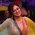 Falaq Naaz Instagram - Her smile is precious! 💎♥️ Our #Womaniya standing strong and smiling through her journey like a boss! 🔥 Shower some love and support for our girl #FalaqNaaz through the link in bio 🫶🏻 Styled by - @purvabansal5 Outfit by - @asopalav @saree.com_by_asopalav Earrings - @the_jewel_gallery @__snehasharma___ @officialjiocinema @vootselect @beingsalmankhan @endemolshineind #FalaqNaaz #FalaqinBBOTT2 #Falaq #BBOTT2 #BiggBossOTT2 #BBOTT2onJioCinema #womaniya
