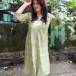 Falguni Rajani Instagram - Beautifull dress by @fabclub_official #dressesonline #indianattire❤️ #indianwearlove #salwarsuit #fabclub