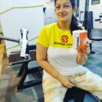 Falguni Rajani Instagram - Workouts are my happy hour😋 #workout #strengthtraining #gym #supplementstore #stayfit #sportsnutrition