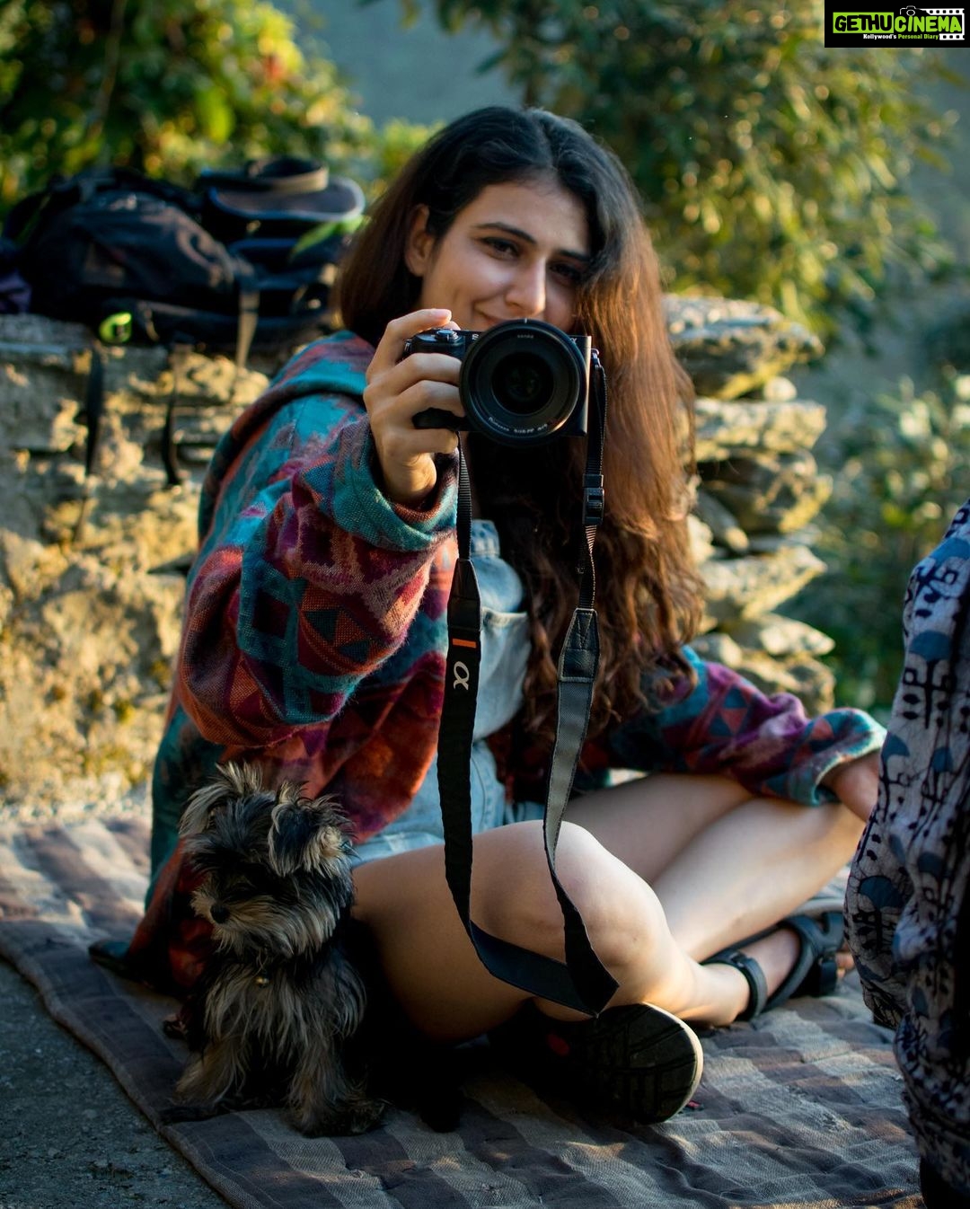 Fatima Sana Shaikh Instagram - Photo dump of pictures with bijlee ❤️ ❤️ ❤️ Cuz why not? From waking me up In the mornings to hiking up the mountains. Travelling with her is always the best. Best girl!! #bijlee #pyaari #jaan