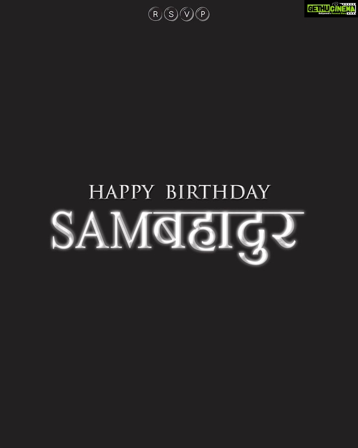 Fatima Sana Shaikh Instagram - Remembering Field Marshal Sam Manekshaw on his 109th Birth Anniversary. Thank you for being born. #Samबहादुर in cinemas 1.12.2023.