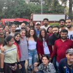 Fatima Sana Shaikh Instagram – Its a wrap for #sambahadur 
But I am so happy that I got to work with @vickykaushal09 @meghnagulzar and @sanyamalhotra_  again. 

@meghnagulzar you are such an incredible director and such an inspiration. Thank you for being so authentically you and your passion and clarity of what you want to make, made me  want to work harder.  Thank you. 

@vickykaushal09 dost, tum kitne ache actor ho!!!! How can you be so good! And so calm and also a acha aadmi. 
So glad that I got to work with you! ❤️

@sanyamalhotra_  shishter, kya hi Bolna tumhaare baare main. 
Another film together. And another film where you’ll shine like you always do. Star ❤️

@maharrshshah friend!!! Silent supporter 🤗🤗🤗 thank you for existing. You still have to give me some books and I have to send you some.