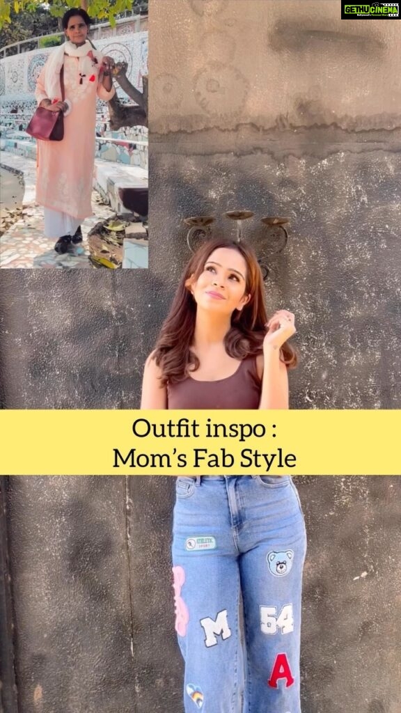 Fenil Umrigar Instagram - Recreated mum’s elegant look with a peach suit set with beautiful embroidery from Rangriti! ❤️ I chose 18244 from their Spring Summer ‘23 collection to surprise my mom with this Mother’s Day Special video. Which one will you choose to show her that you are #ProudToBeLikeMom? . . #Rangriti #ProudToBeLikeMom #MothersDay #MothersDay2023 #KritiForRangriti #KritiSanon #Fusion #ethnicwear #ethnic #traditionalwear #indianwear #indowestern #indowesternstyle #indowesternwear #momanddaughter #meandmymom #mommyandme #fashion #styleinspiration #stylesforwomen #women