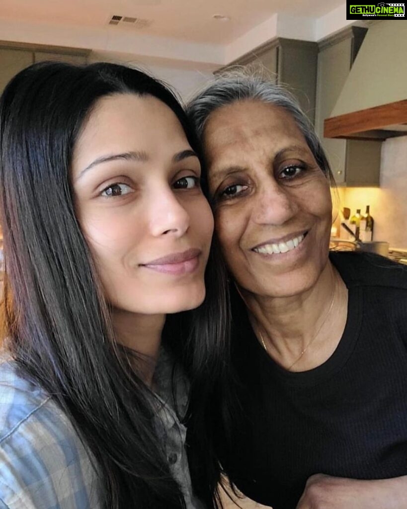 Freida Pinto Instagram - I heard someone once say… life doesn’t come with a manual—it comes with a mother. Happy Mother’s Day to all my fellow Mama’s out there. Go give your Mom an extra hug today!