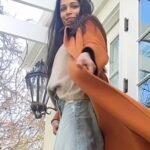 Freida Pinto Instagram - Dressing up for work these days isn't my norm but today felt different. Los Angeles, California