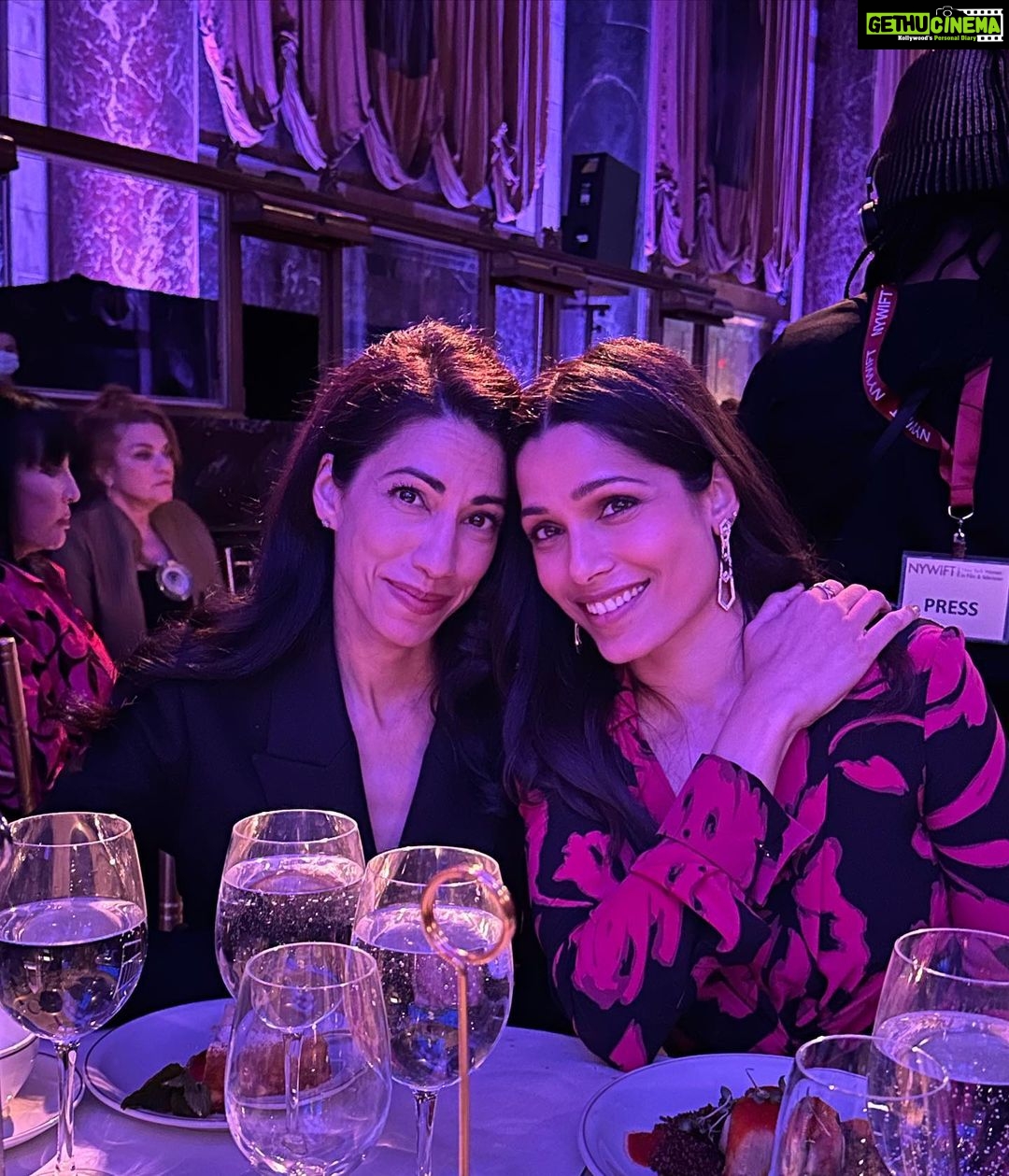 Freida Pinto Instagram - Thank you to the @nywift for a beautiful evening. A muse doesn't need to feel his/her own light only amidst the noise or aplomb. A muse needs regular moments of quiet and wonder to reconnect with the inspiration within her. A muse recognises other muses and leans in. A muse knows how to share her spotlight with ease. This in my opinion is when a muse is really at work. A muse knows that a light already shines on you and within you. A muse is not afraid to try, fail and try something new A muse is not afraid to say I deserve this! And I believe I do too! New York, New York