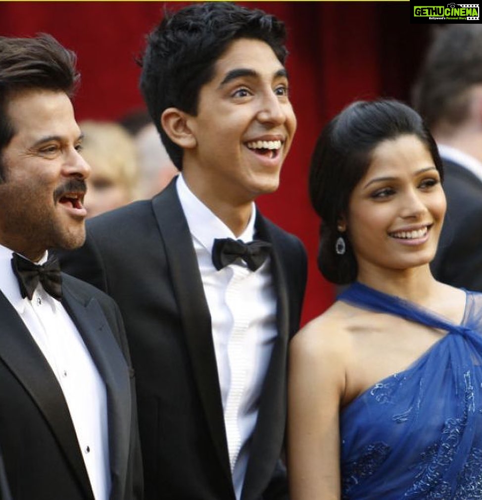 Freida Pinto Instagram - Every year around this time I feel so much nostalgia about this little engine that could called Slumdog Millionaire. It was such a glorious celebration of the underdog. The misfit that came kicking and screaming into the world and touched so many hearts and minds. It's been 14 years and our little baby that almost went straight to DVD ( fact!) still brings up the same kind of unadulterated joy and hope to me and many around me. I sometimes still have moments of disbelief but the older I get I've learned to own the little achievements because it was against all odds and it was no mean feat. Believe it..this happened! And you deserve it! I also want to remember Irrfan Khan who isn't with us anymore as well as Satish Kaushik passed away a few days ago. Two legends from the Indian film industry. Hope you are reunited in the afterlife and having your own party. Also do not miss Dev hoisting the then little Rubina Ali to take in that enormous moment. We could feel the support from every corner of that room. It's been an absolute marvelous journey of peaks and valleys since then but will save that for another time. Congratulations to all the nominees this year and to all the great work of art in cinema that may not have been nominated. You told your story your way and that in itself is an incredible feat. Los Angeles, California
