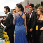 Freida Pinto Instagram - Every year around this time I feel so much nostalgia about this little engine that could called Slumdog Millionaire. It was such a glorious celebration of the underdog. The misfit that came kicking and screaming into the world and touched so many hearts and minds. It's been 14 years and our little baby that almost went straight to DVD ( fact!) still brings up the same kind of unadulterated joy and hope to me and many around me. I sometimes still have moments of disbelief but the older I get I've learned to own the little achievements because it was against all odds and it was no mean feat. Believe it..this happened! And you deserve it! I also want to remember Irrfan Khan who isn't with us anymore as well as Satish Kaushik passed away a few days ago. Two legends from the Indian film industry. Hope you are reunited in the afterlife and having your own party. Also do not miss Dev hoisting the then little Rubina Ali to take in that enormous moment. We could feel the support from every corner of that room. It's been an absolute marvelous journey of peaks and valleys since then but will save that for another time. Congratulations to all the nominees this year and to all the great work of art in cinema that may not have been nominated. You told your story your way and that in itself is an incredible feat. Los Angeles, California